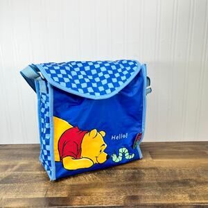 Vintage Winnie The Pooh Diaper Bag Baby Bottle Bag Wet Bag DOLLY RARE Lunch bag